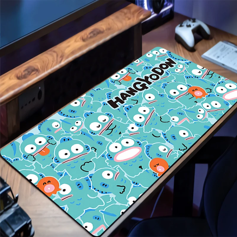 Rubber PC Mousepad Hangyodon Designed specifically Lock Edge Gamer Gaming Mouse Pad Desk Keyboard Mat Office Computer Laptop Mat