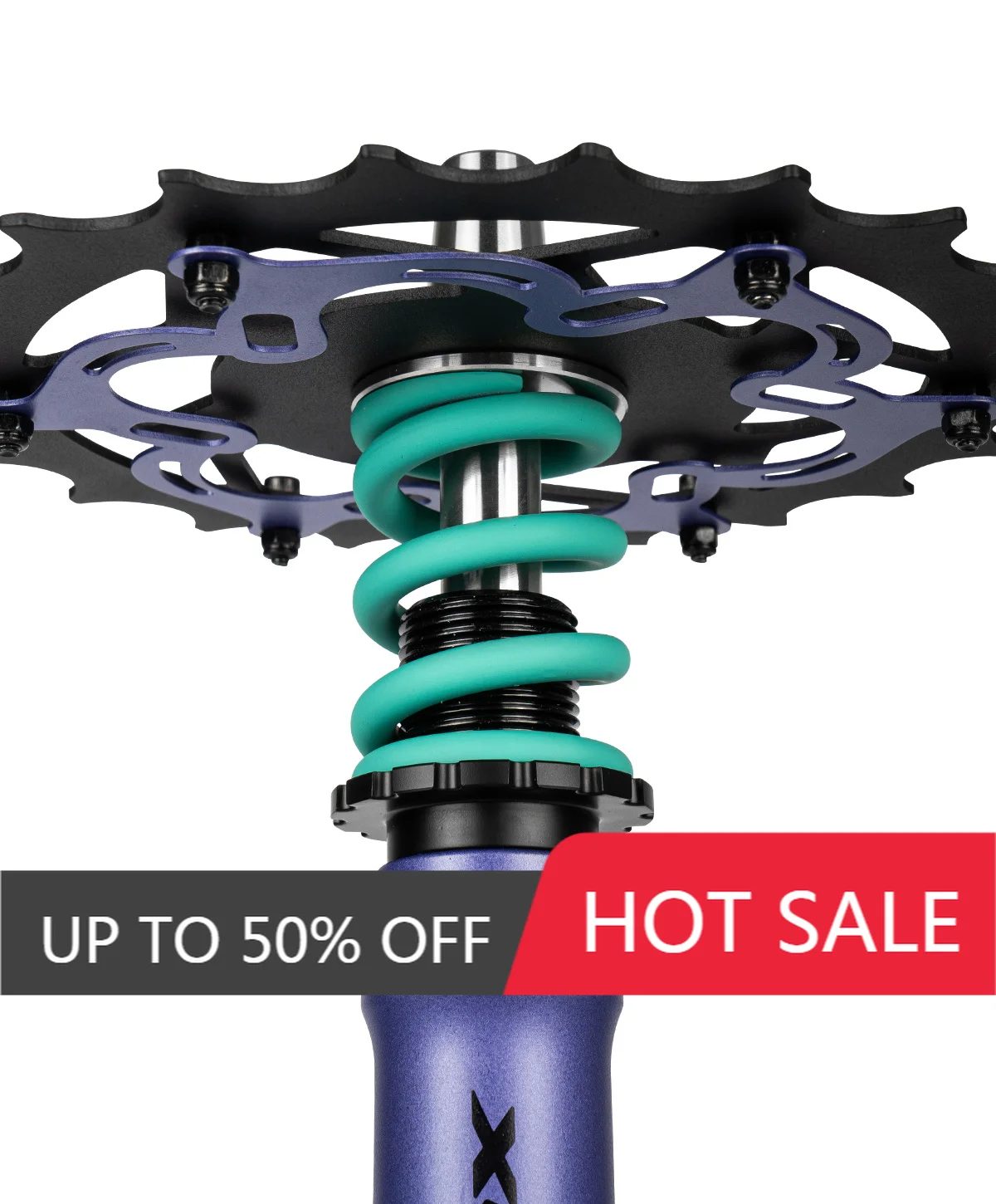 Moze Amotion Pedal RX Hookah Shisha Set With Glass Base Single Hose