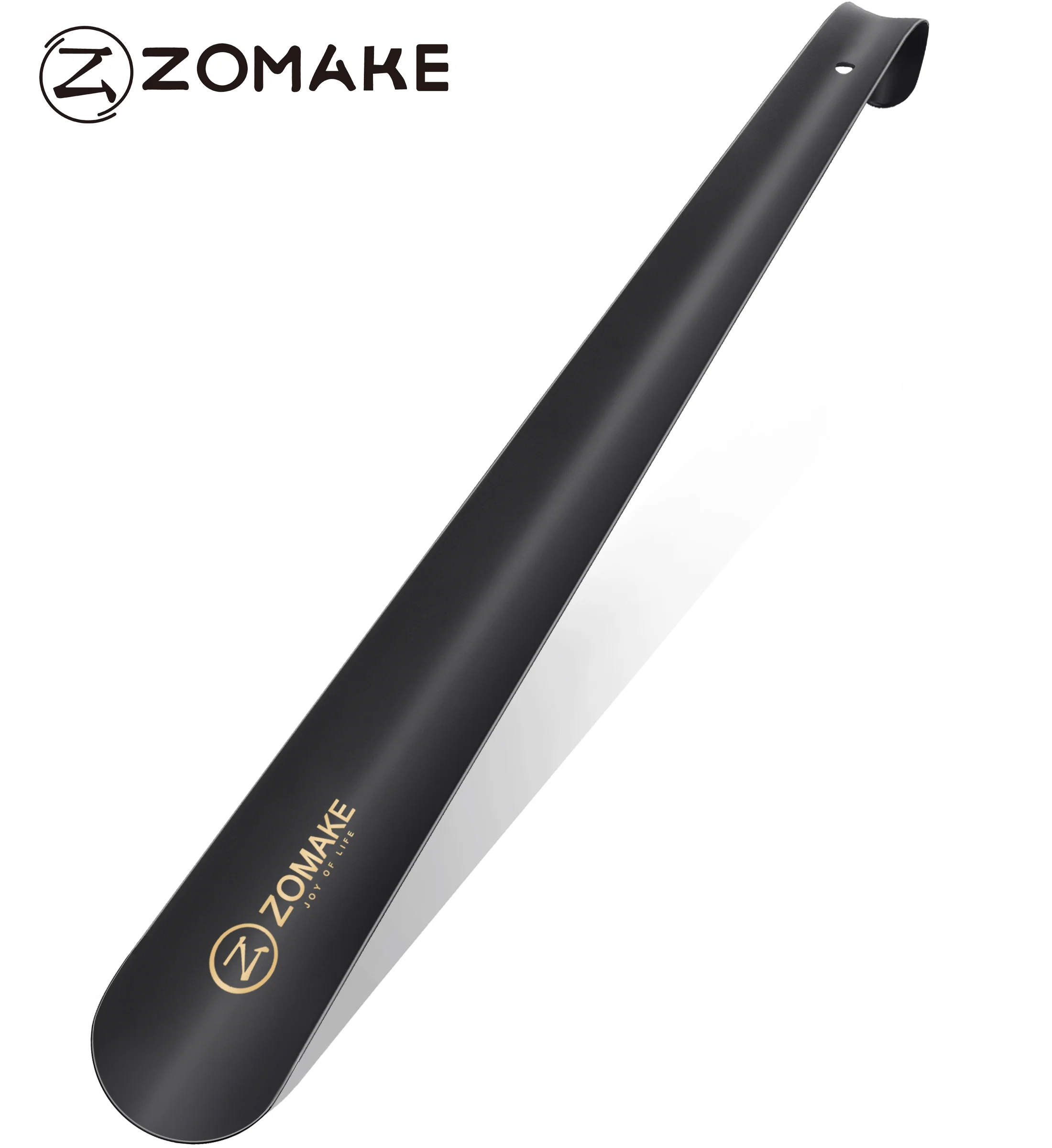 ZOMAKE Metal Long Handle Shoe Horn 16.5