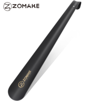 ZOMAKE Metal Long Handle Shoe Horn 16.5\