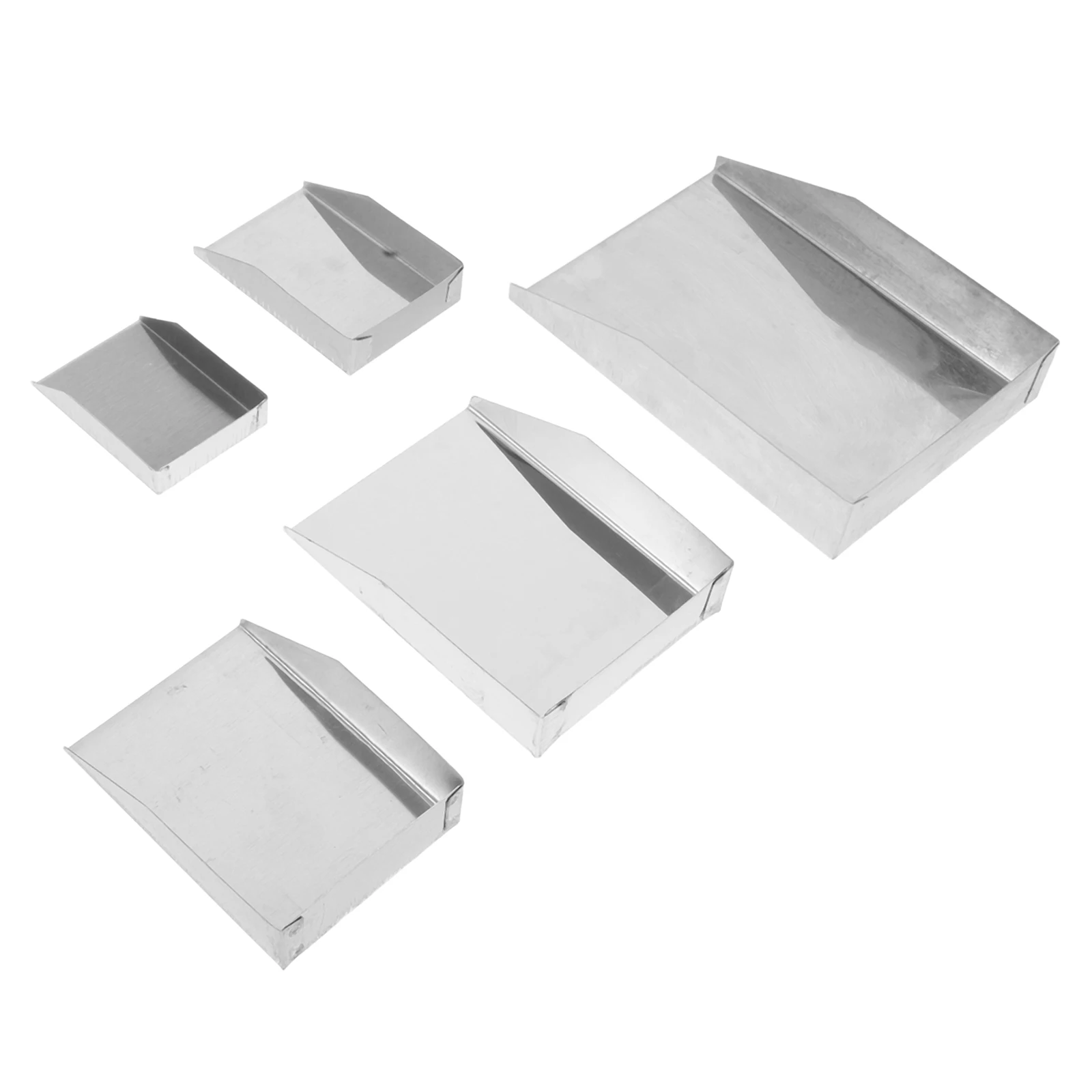 5 قطعة أدوات صنع المجوهرات مغرفة الماس لؤلؤ صغير الفولاذ المقاوم للصدأ مغرفة صغيرة مسطحة مجرفة حبة فرز حجر الراين الخرز