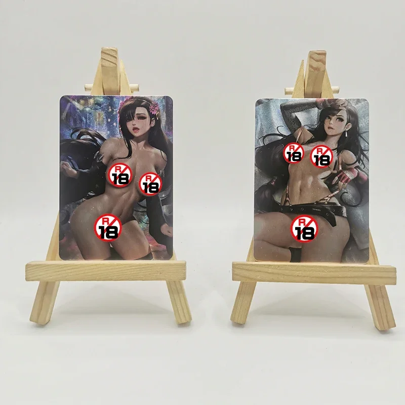 

1PCS/Set Sexy Anime Game Girl Cards Final Fantasy Tifa Lockhart 3D Area Jerusalem Game Collection Cards Toys Xmas Gifts