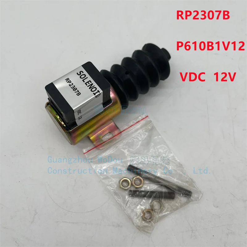 

2307B RP2307B P610B1V12 base/push-pull shut-off solenoid valve suitable for Murphy stop valve 12V