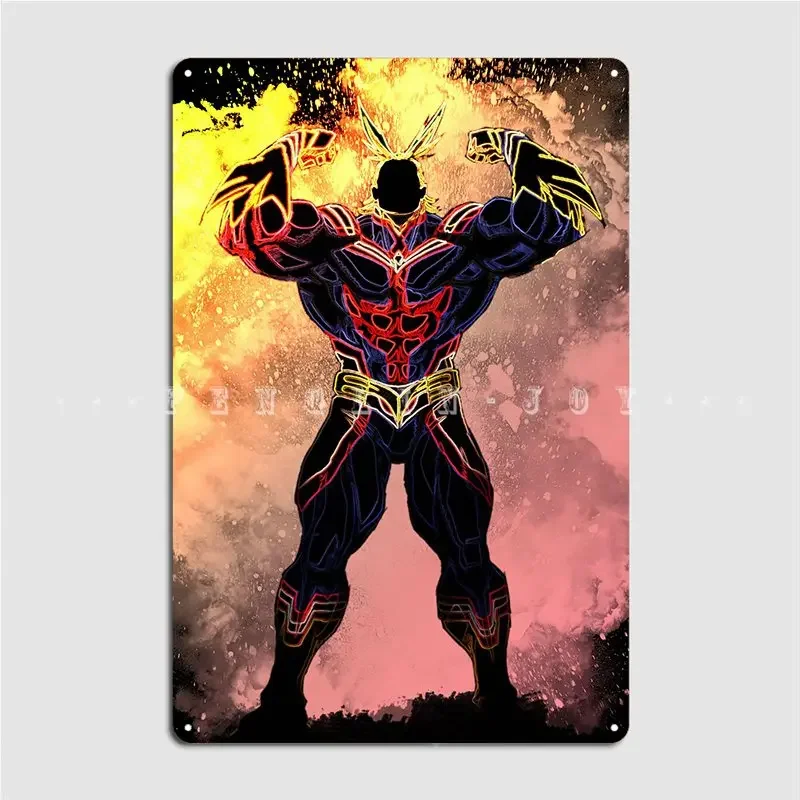 Soul Of One For All Metal Sign Wall Decor Mural Classic Club Tin sign Poster