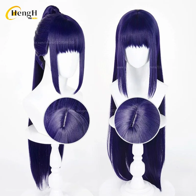 

Anime Fujisaki Nagihiko Fujisaki Nadeshik Long 85cm/95cm Blue Purple Cosplay Anime Wigs Heat Resistant Synthetic Wigs Halloween