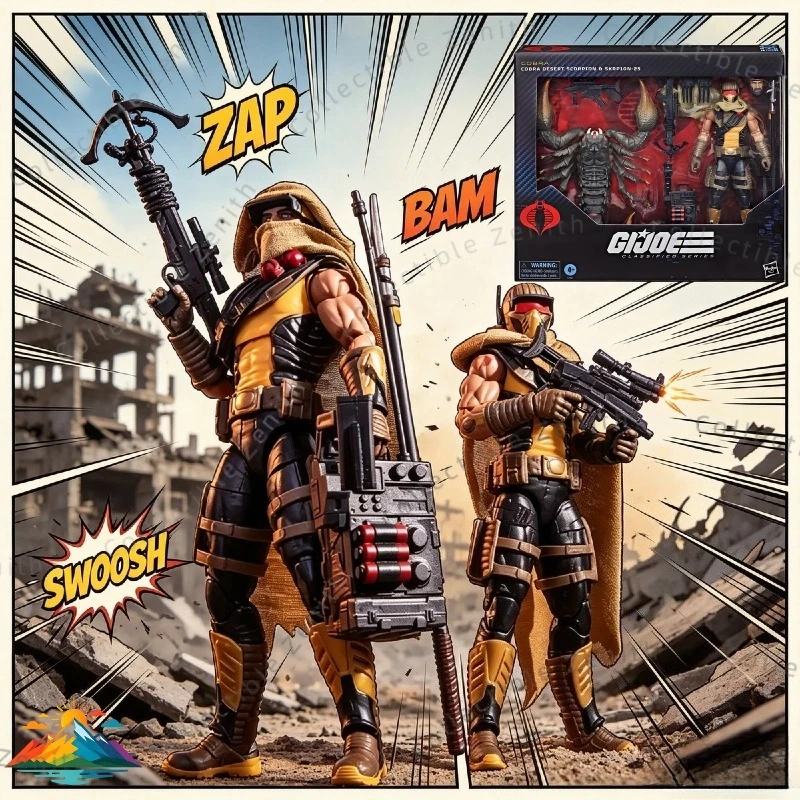 

【IN STOCK】Hasbro G.IJoe Classified Series 180 Cobra Desert Scorpion&SKRP10N-25 Action Figure Collection Original Model Toy Gifts