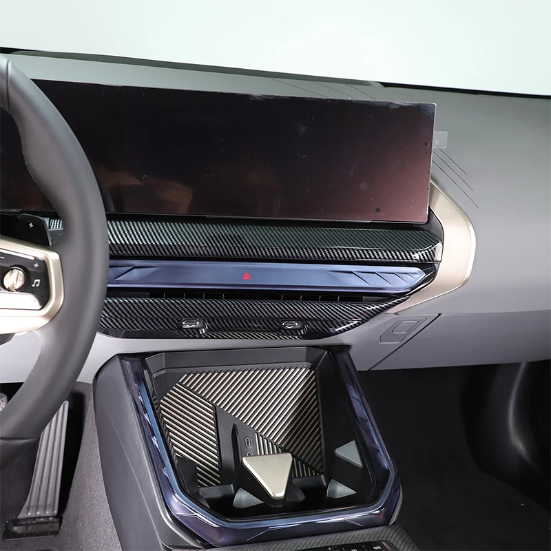 For BMW X3 G45 2025+ ABS Carbon Fiber Car Interior Trim Air Outlet Frame Glass Lifting Frame Gear Shift Panel Sticker Accessorie view 5