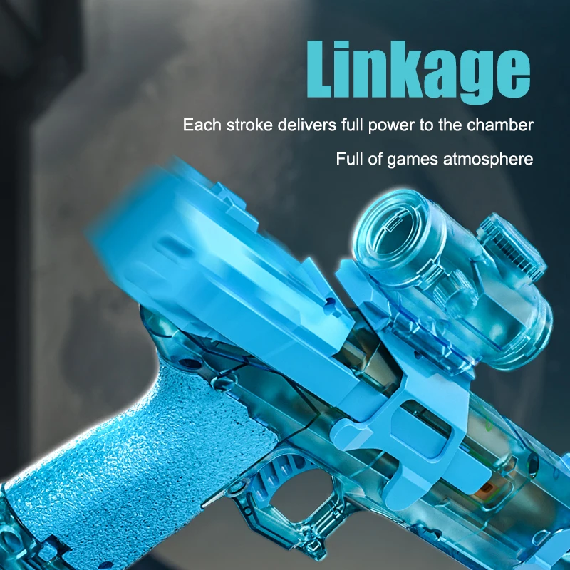 ไฟฟ้าน้ําปืน,ความจุสูง Squirt ปืน 26 ฟุตพร้อม Light Up สําหรับฤดูร้อนชายหาดกลางแจ้งสระว่ายน้ําของเล่น
