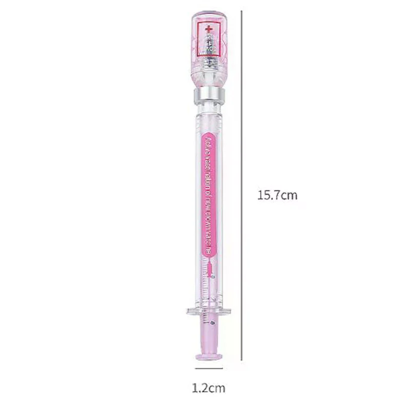 1pc Stationery Shape Cute Syringe Peculiar 0 5mm Supplies High Quality Durable Material Easy To Install Ideal Gift Choice