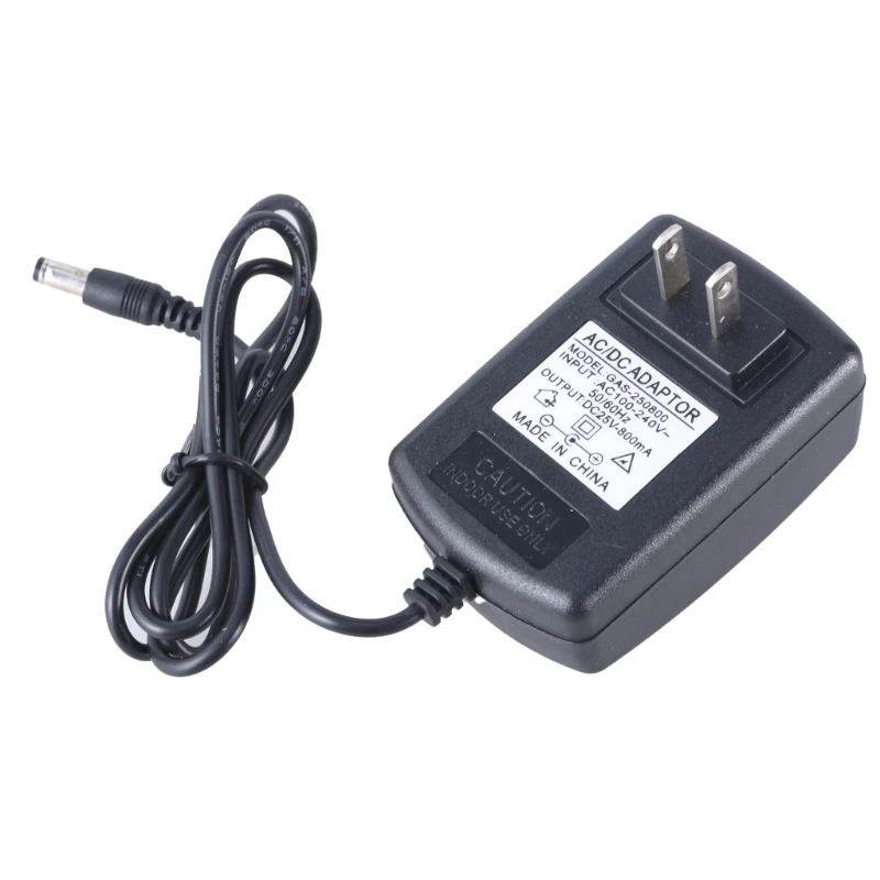 92cm US Plug DC25V 800mA Output Power Adapter Power Supply Indoor Use Power Adapter for 25V Electronics 92cm Long Cable