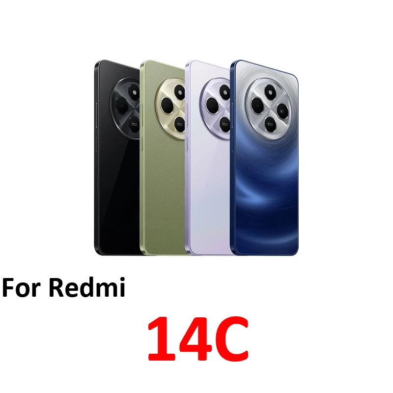 For Xiaomi Redmi 14C 4G 5G Phone Volume Button Up Down External Key Internal Power On Off Control Flex Cable Parts Black