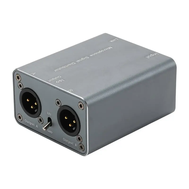 

LXYB18B XLR-разветвитель для сценических выступлений, изолятор аудиосигнала, 1 вход, 3 выхода, шумоподавитель, распределитель микрофонного сигнала