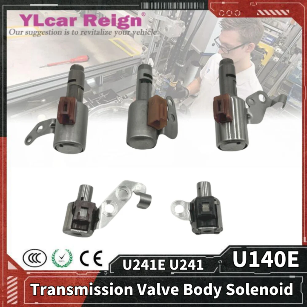 U140E U140F U140 U241E U241 Automatic Transmission Gearbox Valve Body Solenoid Set for TOYOTA RAV4 CAMRY Lexus RX300 Car Parts