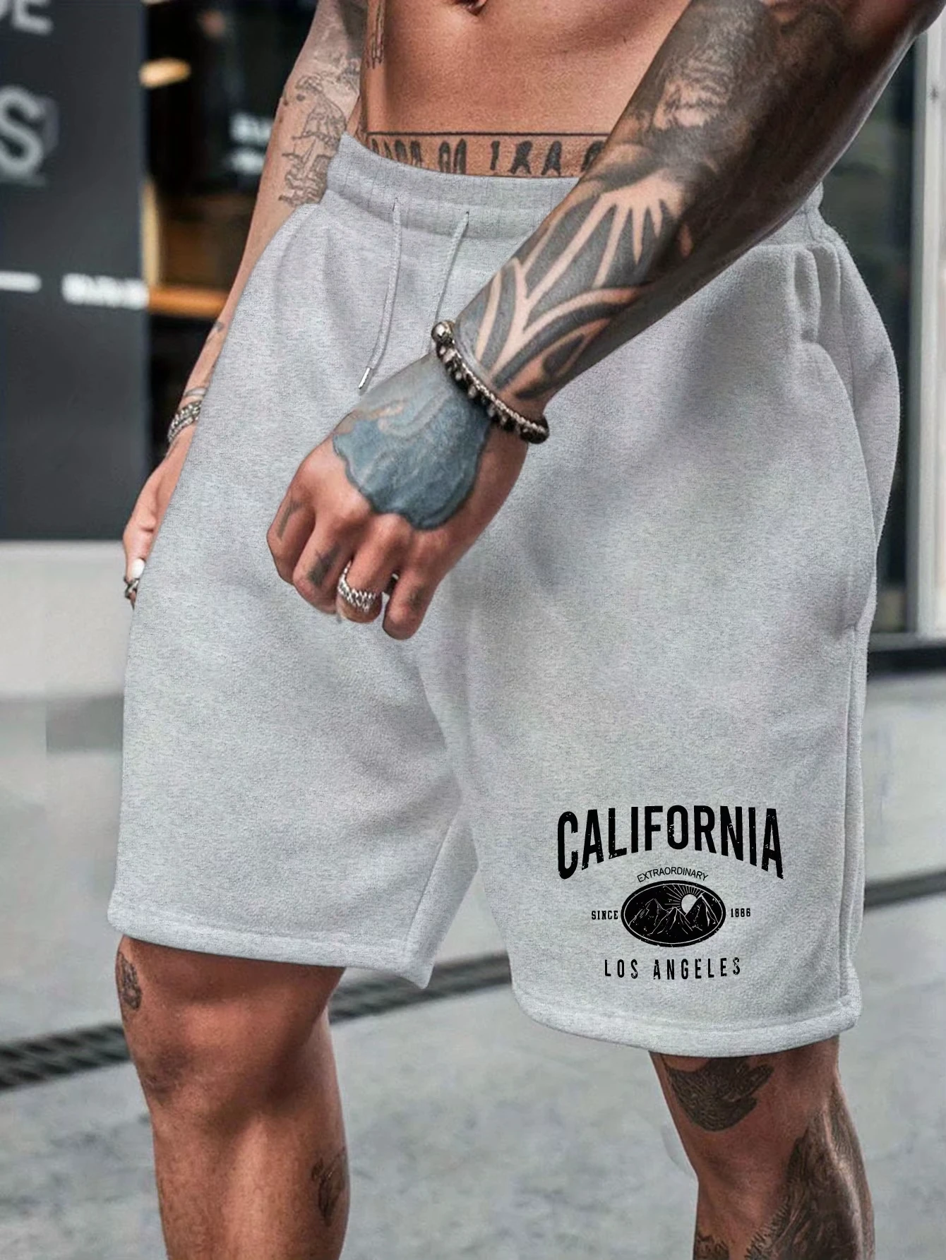 Pantalones Cortos Especiales para Hombre, Estilo Californiano, Ideales para Uso Casual de Verano, Deportes y Fitness Diarios