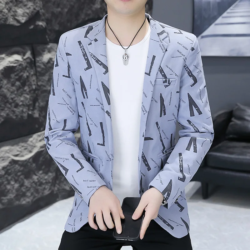 السترة الجديدة للرجال أزياء الأعمال شهم ضئيلة خطابات النمط البريطاني أداء في الهواء الطلق الاتجاه الزفاف مأدبة عارضة السترة #4