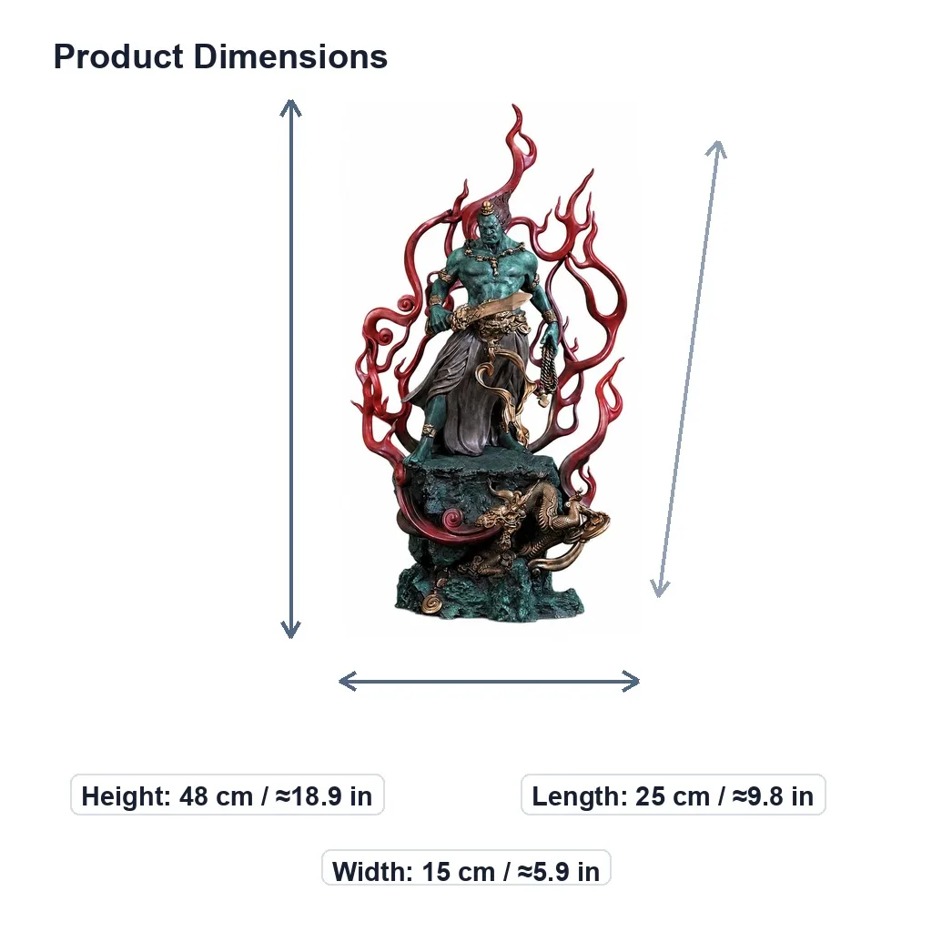 Handcrafted Copper Acala Buddha Statue Traditional Zen Buddhist Sculpture for Auspicious Home Altar Desk Decor Gift