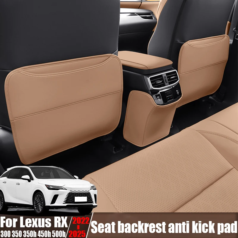 For Lexus RX 300 350 350h 450h 500h 2022-2025 modified seat backrest anti kick pad automotive interior decoration accessories