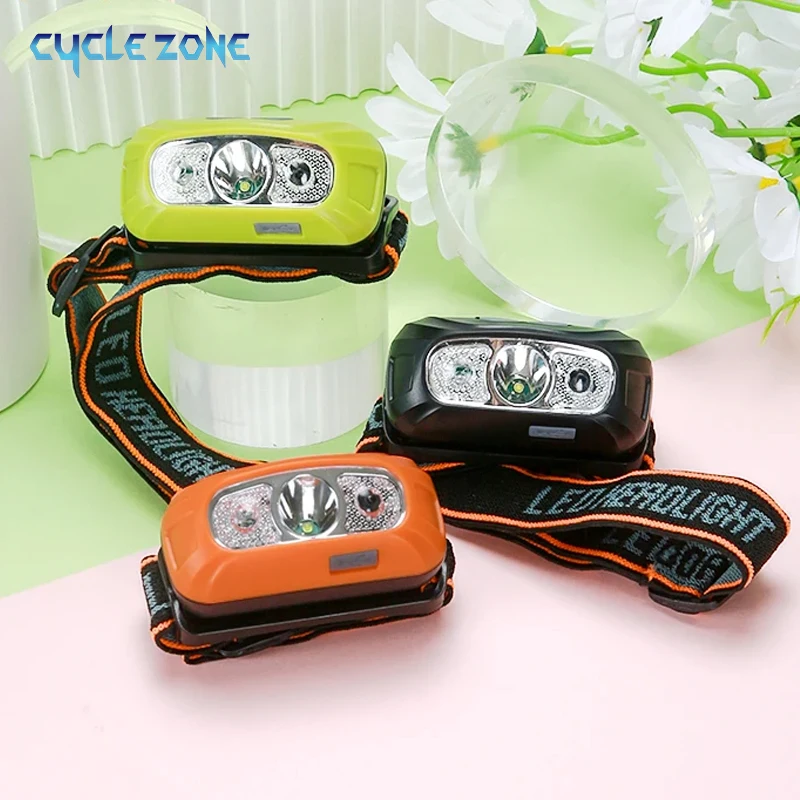 Mini Rechargeable Sensor Headlamp Outdoor Fishing Camping Head Flashlight COB LED Head Light Torch Headlights Front Lantern