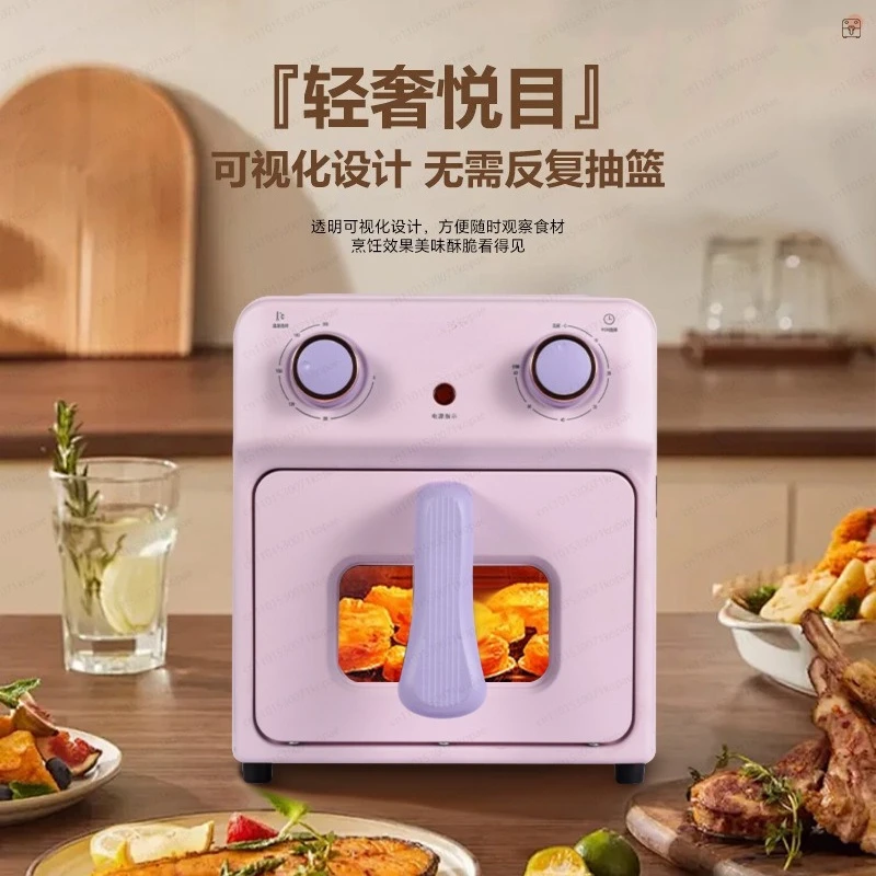 6L Automatic Visual Air Fryer, Household Multi-functional Electric Frying Oven All-in-one Machine