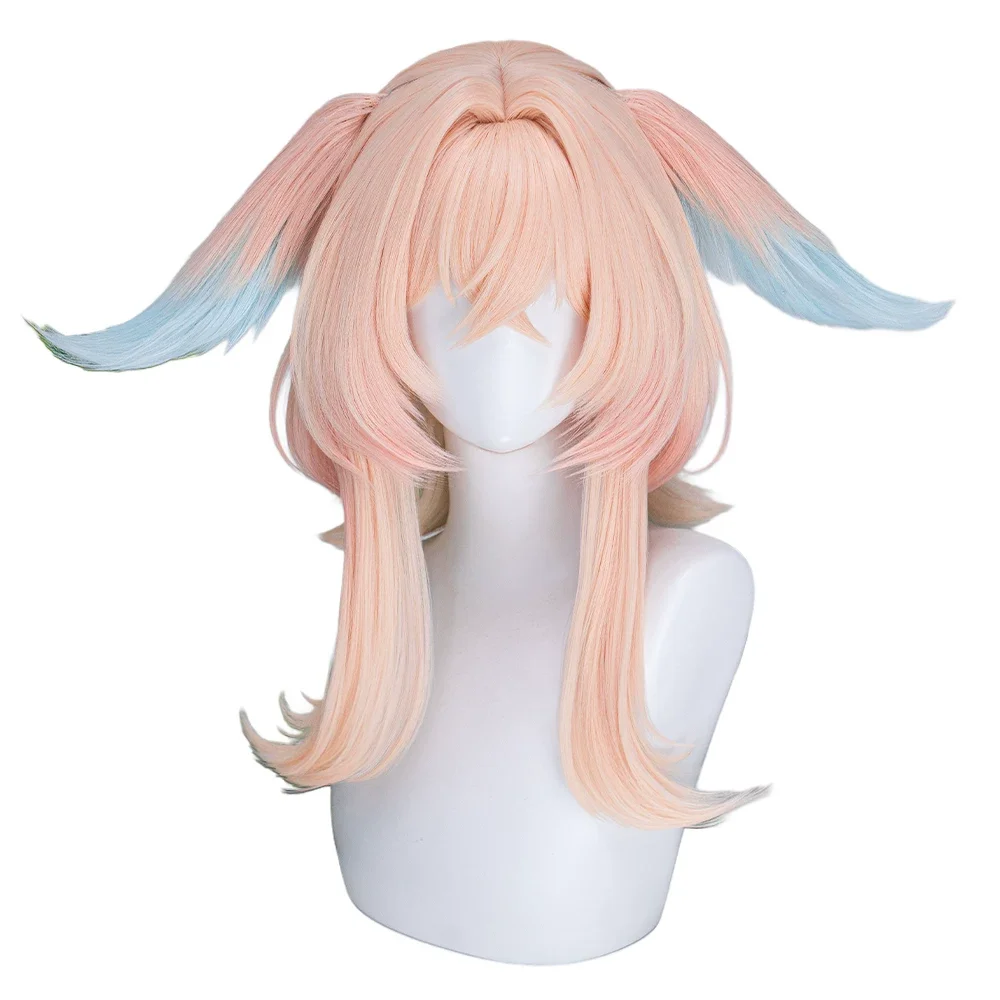 Genshin Impact Linnea Cosplay Costume Linnea  Augur of Wonders Pink Fairy Dress Anime Outfit Wig Bag Set Comic Con Linnea Cos