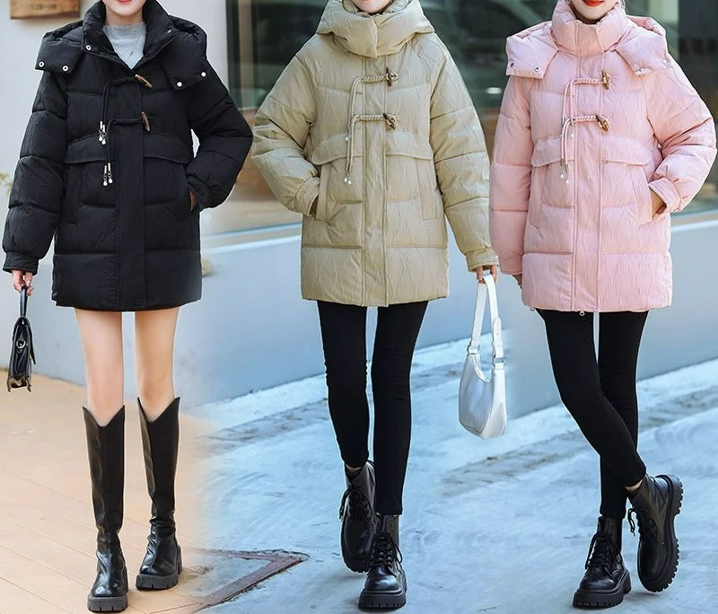 

Осень-зима 2025 г., свободная модная теплая милая свежая повседневная универсальная хлопковая куртка