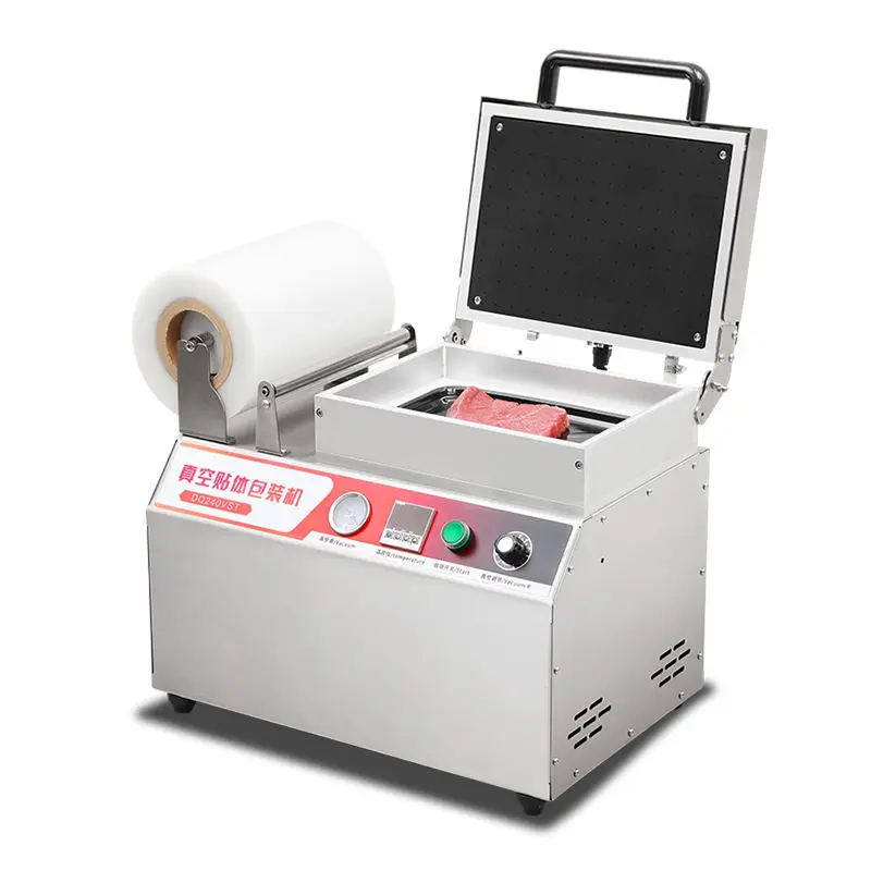 

Настольный вакуумный упаковщик для мяса и фастфуда, машина для вакуумной упаковки в пленку, вакуумный упаковщик для пищевых продуктов