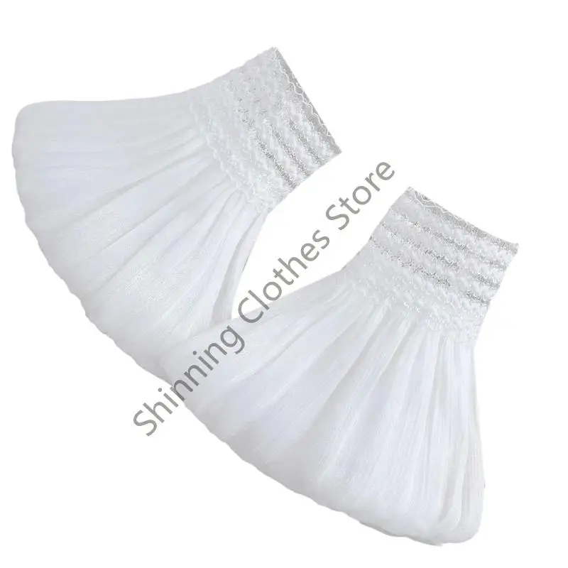 M68A البوق أكمام الذراع الدانتيل الأصفاد المعصم تمديد يغطي الذراع للنساء ارتداء اليومي #2