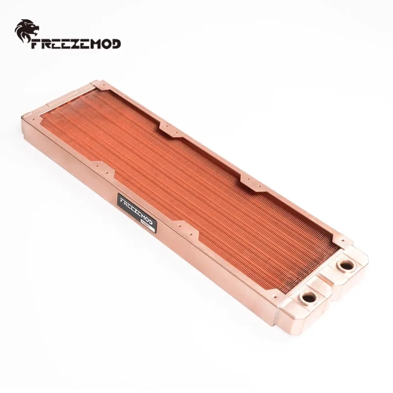 FREEZEMOD 29mm 얇은 전체 구리 라디에이터, G1/4'' 120mm 팬용 액체 수냉 쿨러 120/240/360mm PC MOD 방열판