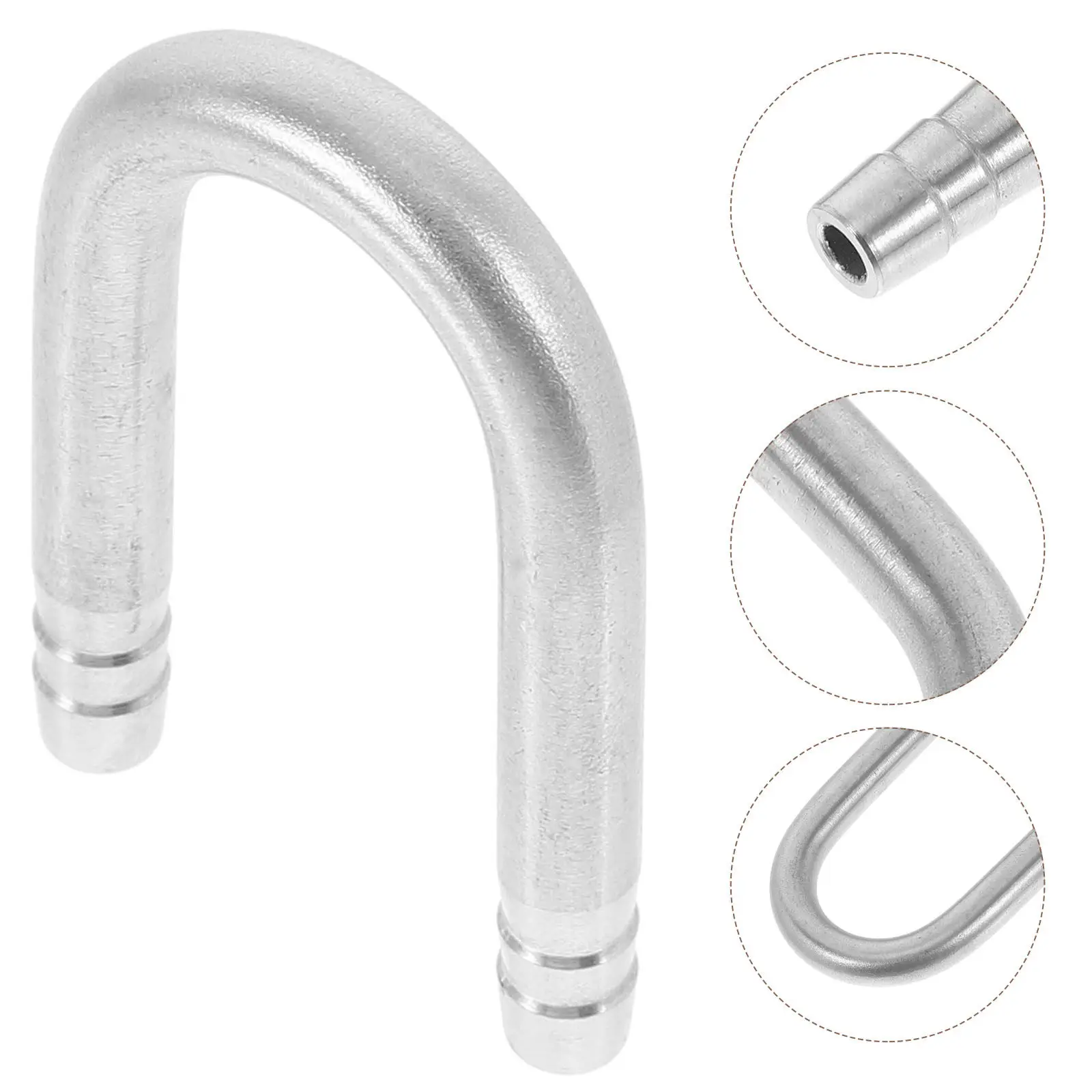

U-Shaped Stainless Steel Aquarium Connector for Co2 Tubing 304 Grade Corrosion-Resistant Precision Fit Versatile Fish Tank