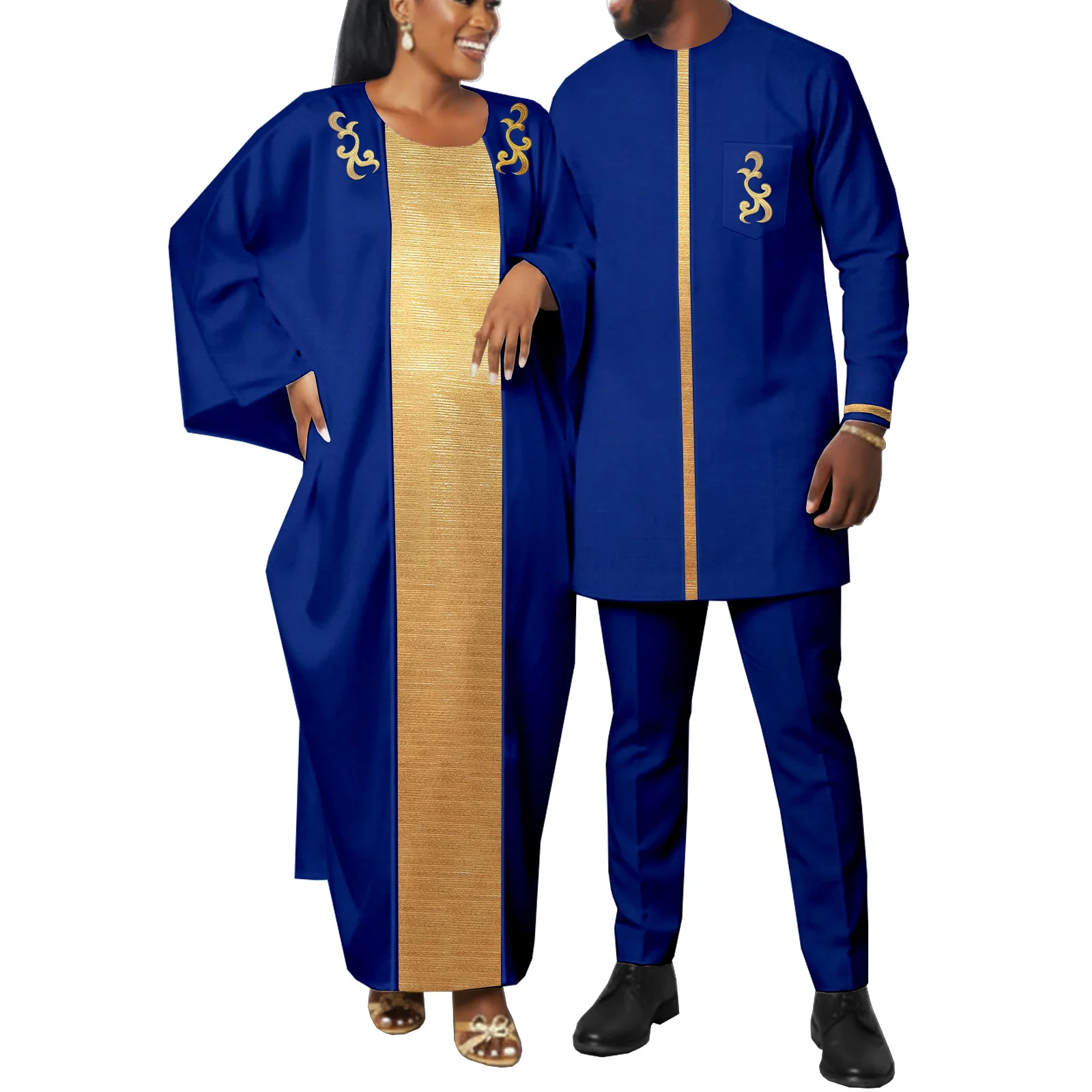 

Наряд для африканской пары, женское платье Анкара, один размер, Турция, ткань с принтом Kente или мужская рубашка Дашики и брюки на свадьбу