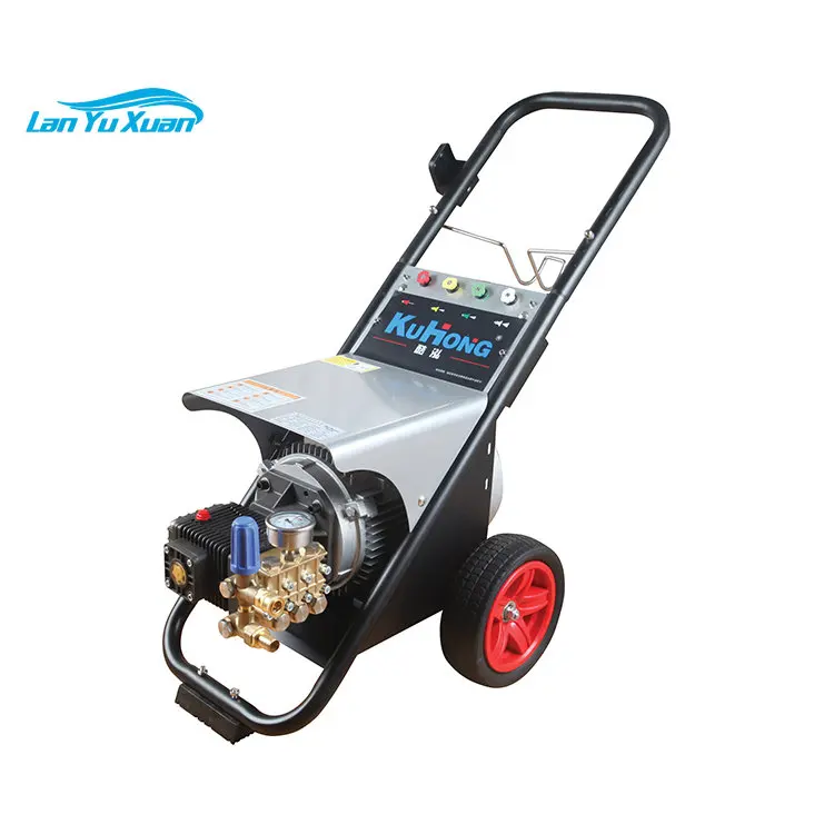 KUHONG 10KW Heavy Duty Commercial 300Bar 4350PSI Customized Design 380V 1450RPM Electric High Pressure Car Washer