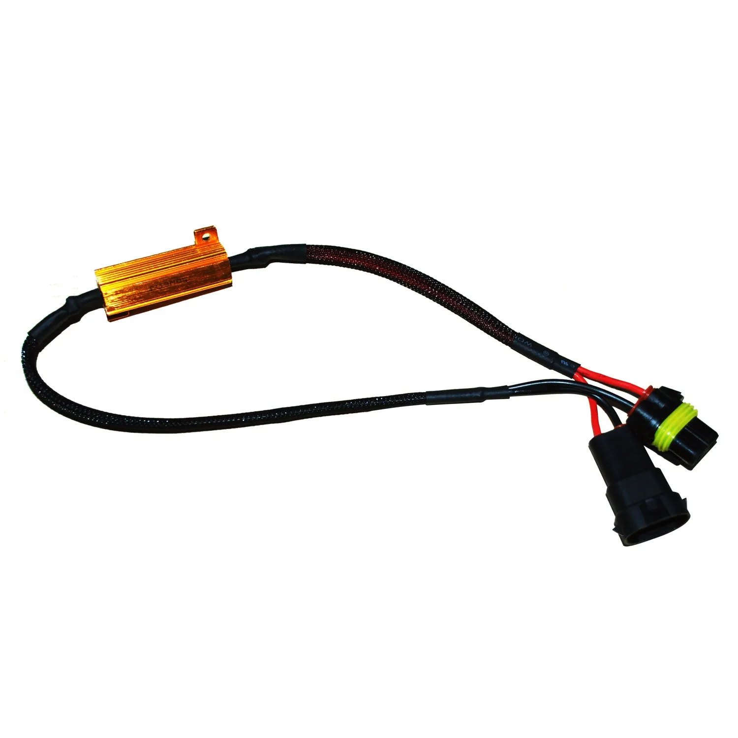 

H1 H7 9005 9006 H11 H8 H9 880 881 HID Decoder Canbus Warning Canceller Resistor Harness 50W 6ohm/8ohm