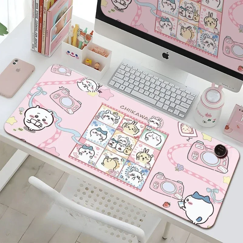 

Intelligent Heated Mouse Pads Kawaii Chiikawa Electric Heating Pad Large Heated Desk Pad Warm Hands Winter Cartoon Electric Mat