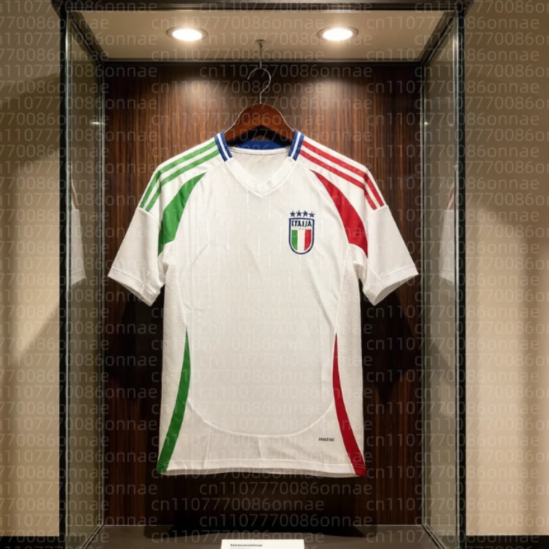 

Весенне-летняя новая футболка с 3D-принтом в итальянском футбольном стиле для родителей и детей, быстросохнущая, дышащая, тонкая спортивная футболка для активного отдыха