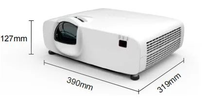 5500lm 360 degree full Directional Projection 0.44:1 projection ratio Laser Light Source 3LCD Projector with Keystone Function