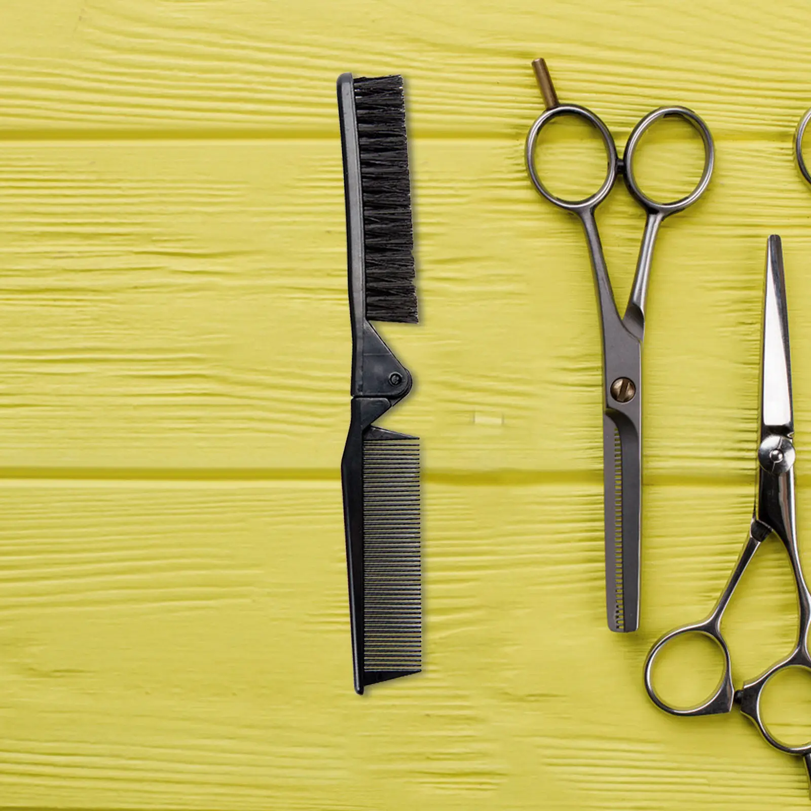 

Набор из 3 складных карманных расчесок двойного назначения: компактный дорожный стайлер для волос с эргономичной ручкой, стильные цвета, складная расческа для ежедневного использования