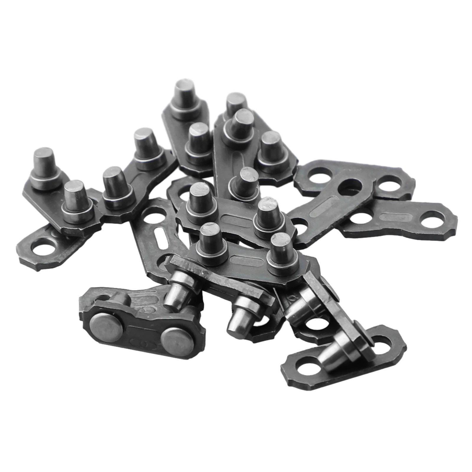 Aço inoxidável Chainsaw Link Chain, Junta para Junção de Serra, 3/8 .063 Correntes Peças para motosserra para madeira, 6Pcs