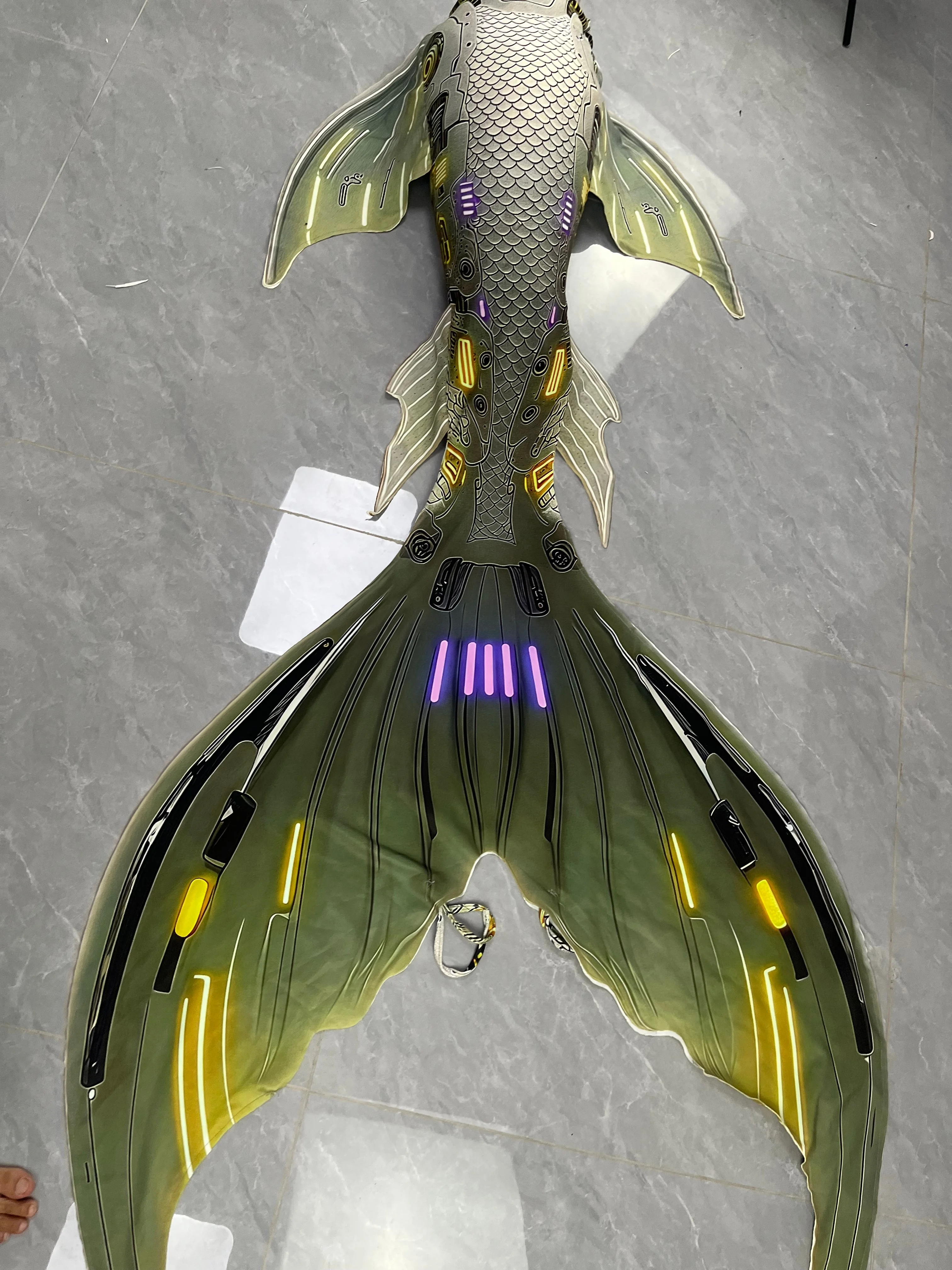 

Green Adult Mermaid Large Fish Tail, European And American New Summer Beach Vacation Free Diving Mermaid Tail