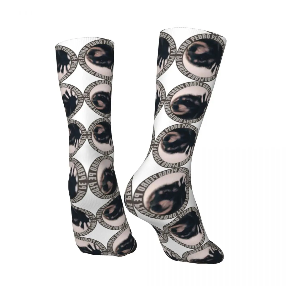 Pedro The Socks Raccoon Seal Leisure Stockings Men Comfortable Running Socks Autumn Printed Anti Skid Socks