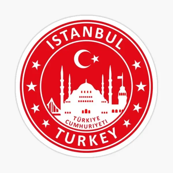 الإبداعية TR Türkiye التركية الذئب العلم شعار ملصق الكمبيوتر المحمول الفينيل نافذة دراجة نارية شاحنة زجاج دراجة خوذة الباب الجدار صائق #4