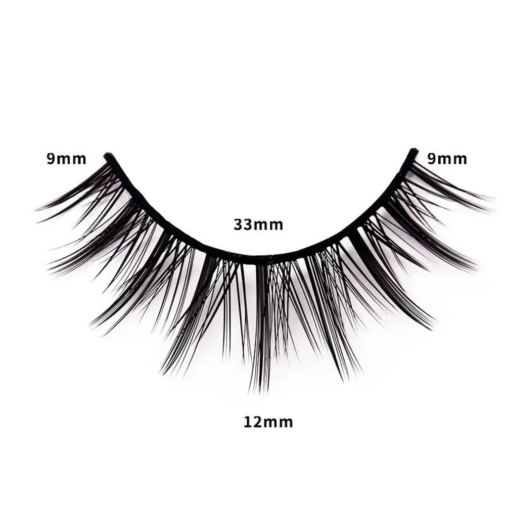 

5 Pairs Imp False Eyelashes Novice Natural Makeup Day Costume Individual Eyelashes Makeup Professional Grafting Cluster