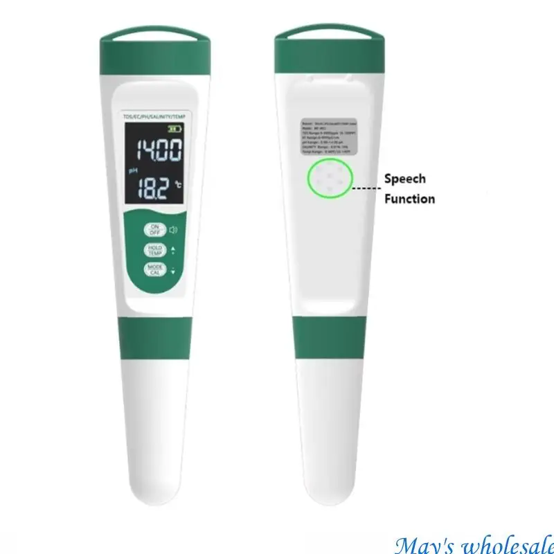 Advanced Water Testing Equipment Particles Hydrogenium Ionisation Activity E-commerce Saltyness Measurement Clear Voice Output