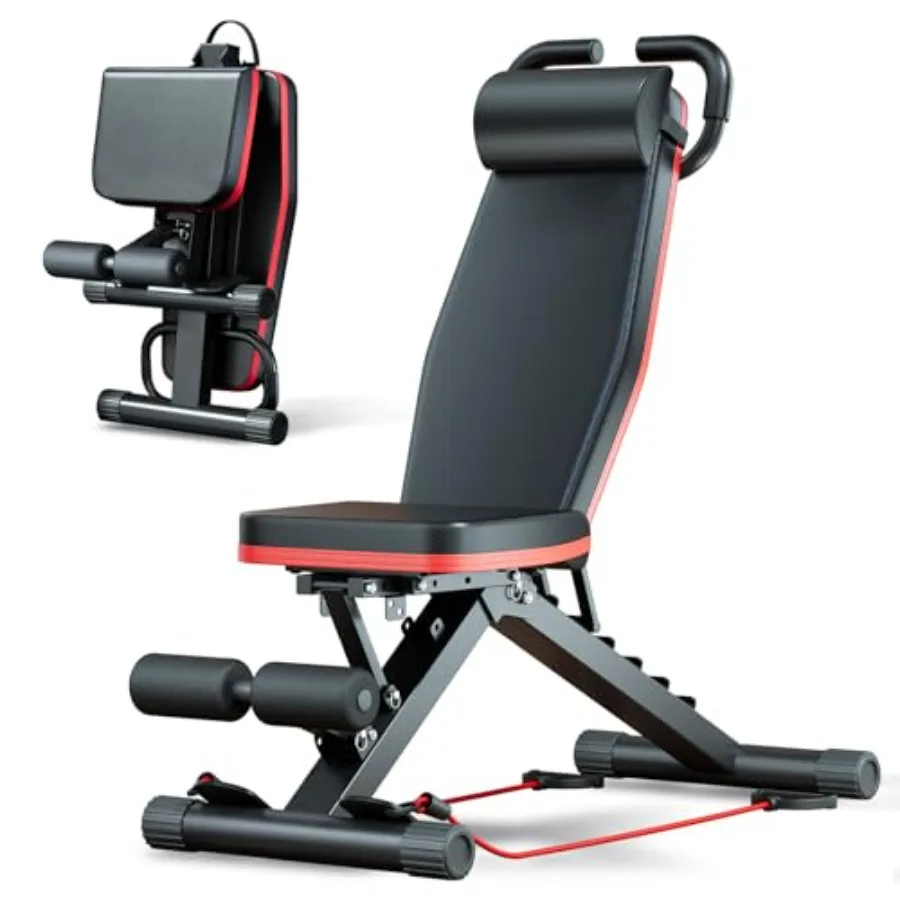 

14-in-1 Multi-Functional Weight Bench 1000 lbs Capacity Workout Bench for Home Gym Foldable Incline Bench for Full Body Workout