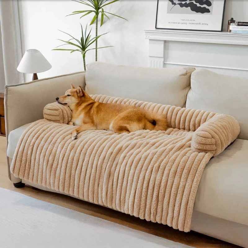 

Washable Plush Pet Sofa Bed for Cats and Small Dogs Removable Cozy Cat Nest Universal Soft Couch Kennel Indoor Use