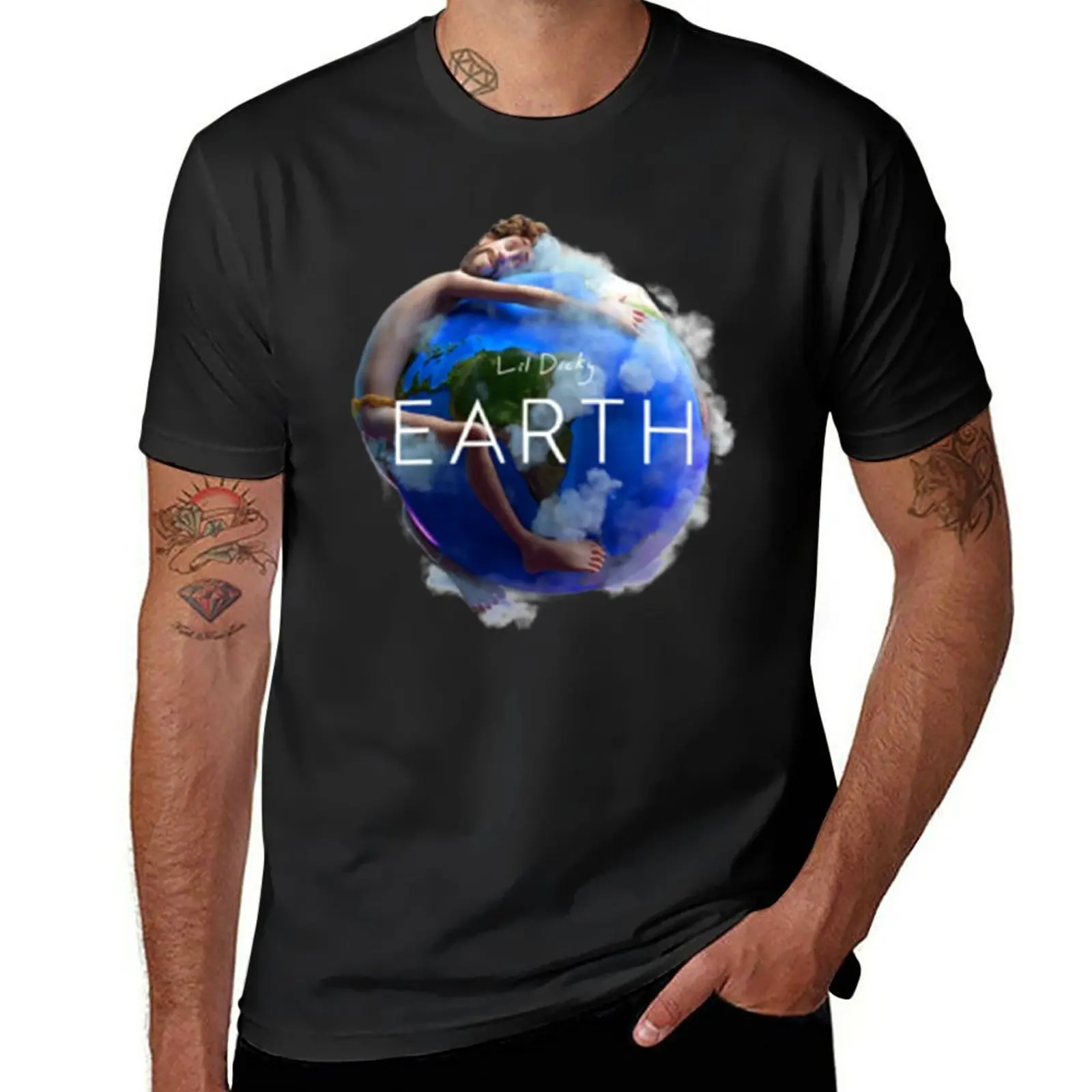 New Lil Dicky - Earth T-Shirt graphic t shirt Short sleeve tee plus size t shirts mens funny t shirts