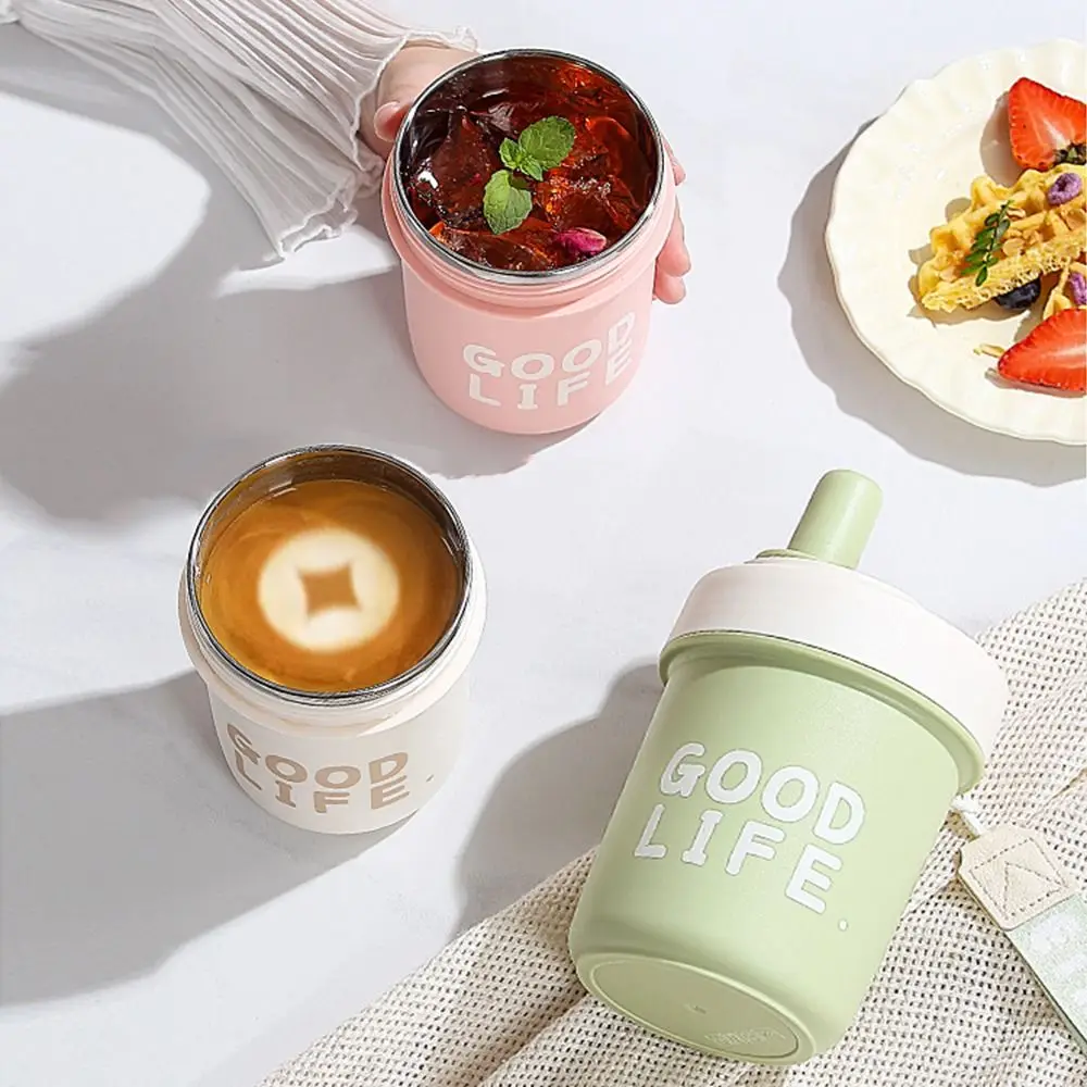 

Double-layer Vacuum Thermal Lunch Box 510ML Household Food Warmer Soup Cup Stainless Steel Detachable Tea Bin Thermos Containers