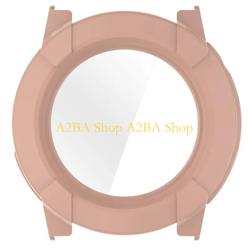 A2BA Transparent Shock Absorbing Smartwatch Case with Full Coverage Screen Protector Hassle Easy installs for Watch Use