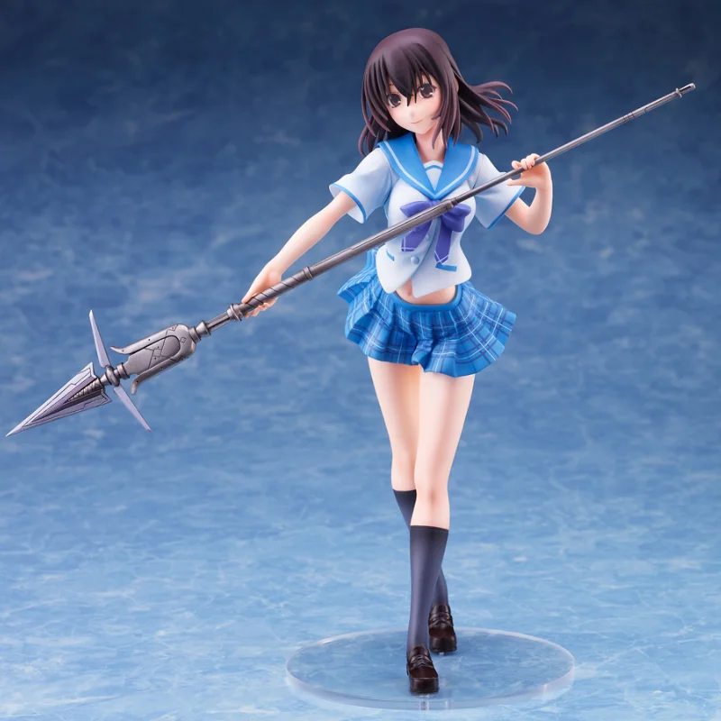 100% Original:STRIKE THE BLOOD Himeragi Yukina Uniform style Action Figure Anime Figure Model Toys Figure Collection Doll Gift