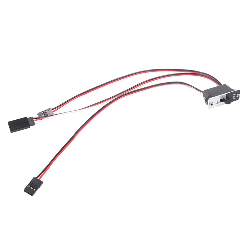 1Pc RC Switch On- Off with Spare Male Plug Heavy Duty w/FUTABA Connector Power Switch For RC Car RC Boat RC Plane 25cm