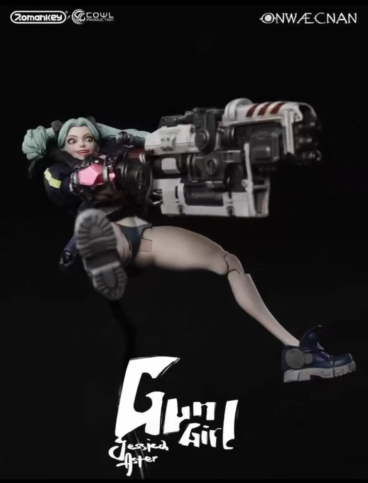 

In stock Gun Girl Jessica Rebecca 1/12 Deluxe Edition Action Figure Model